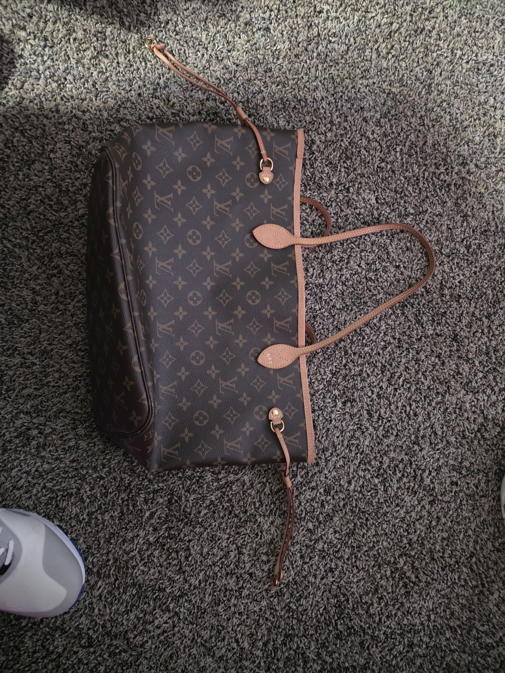 Louis Vuitton Monogram Canvas Tote in Brown and Tan